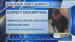BPD looking for suspect in package theft