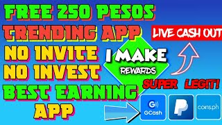 Kumita NG 250 pesos sa gcash gamit ang app nato ||paying and legit|| With live withdrawal