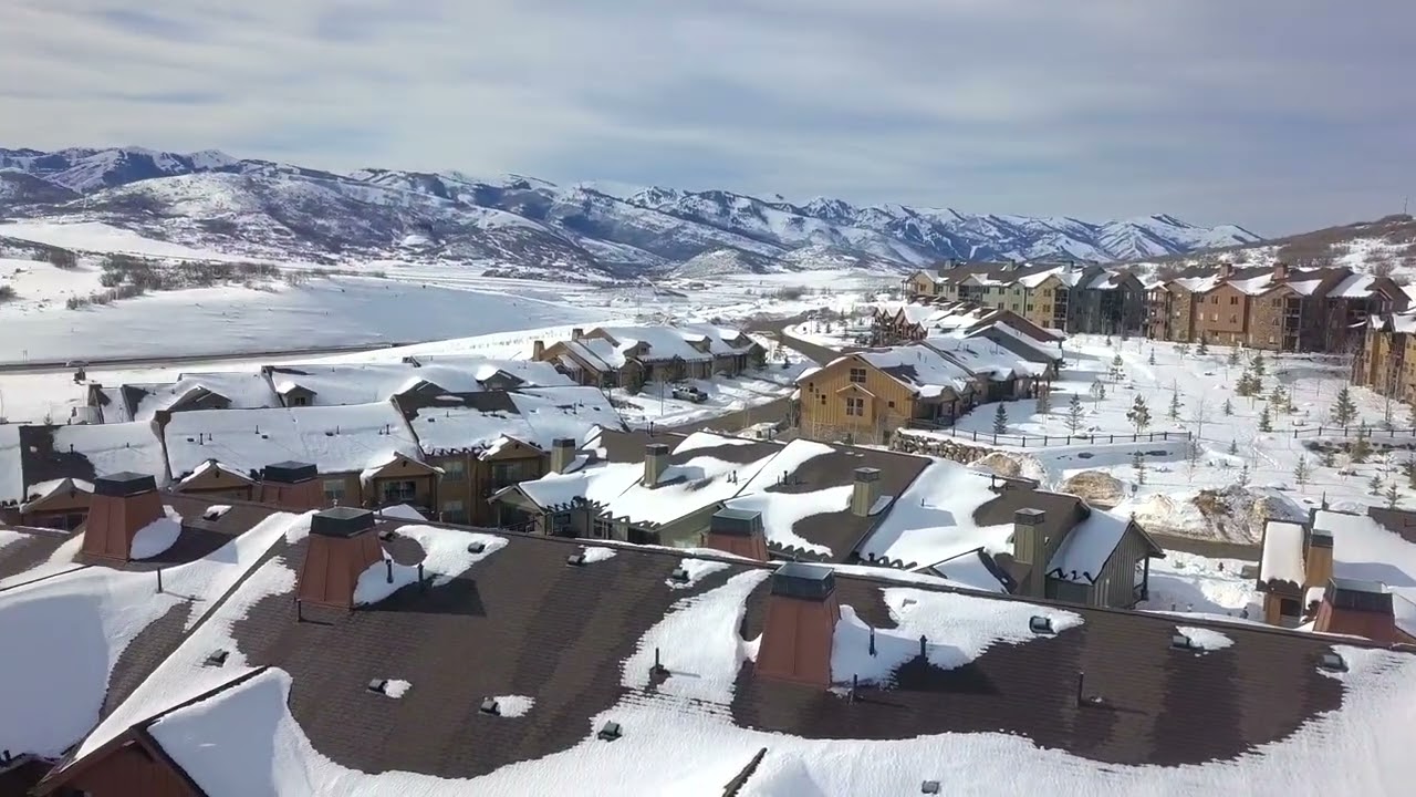 Aerial of Black Rock Ridge | Townhome Community Just Outside Of Park City, Utah