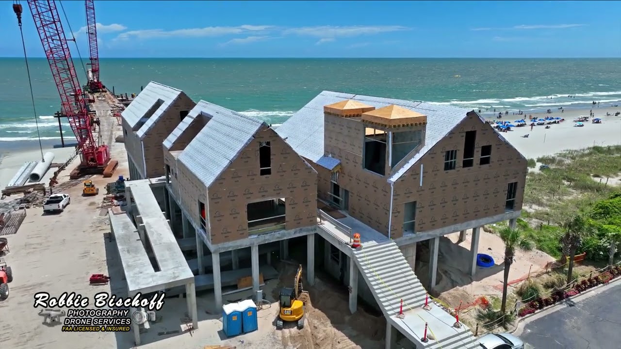 Surfside Pier Construction 7-25-22