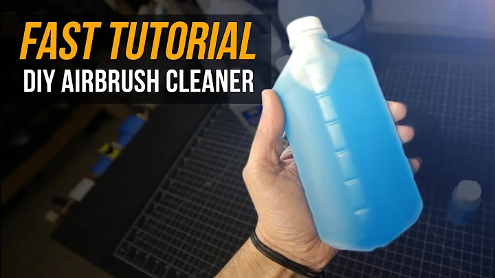 Make your own Airbrush Cleaner! - Fast & Easy DIY airbrush hack - Miniature Painters Makers Wargame