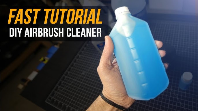 Making homemade cost efficient Airbrush Cleaner without ammonia 