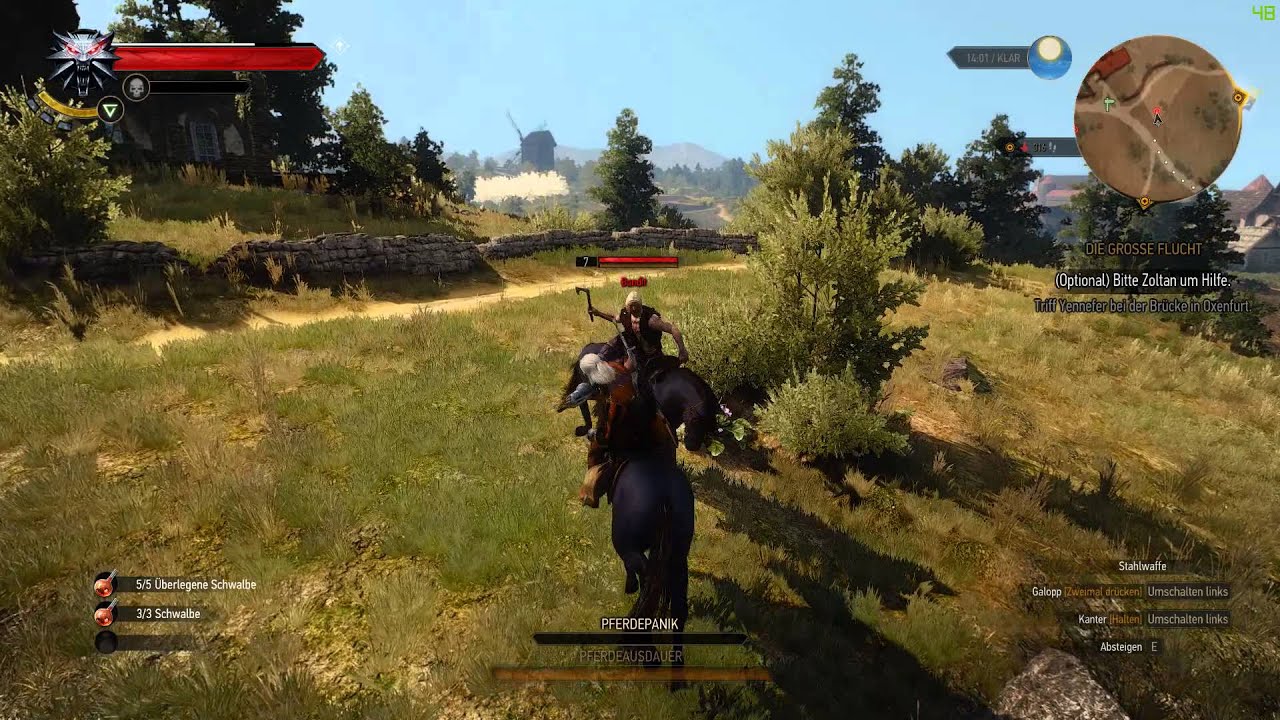 The Witcher 3 Let´s Play 4 Fun Fight Club YouTube