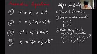 Kinematics in One Dimension - Kinematics Equations (2)