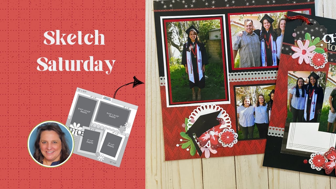 Scrapbook Layout Idea -  Making the Sketch Work for you!