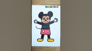 How to Draw Mickey Mouse – Easy & Fun for Kids and Beginners!"