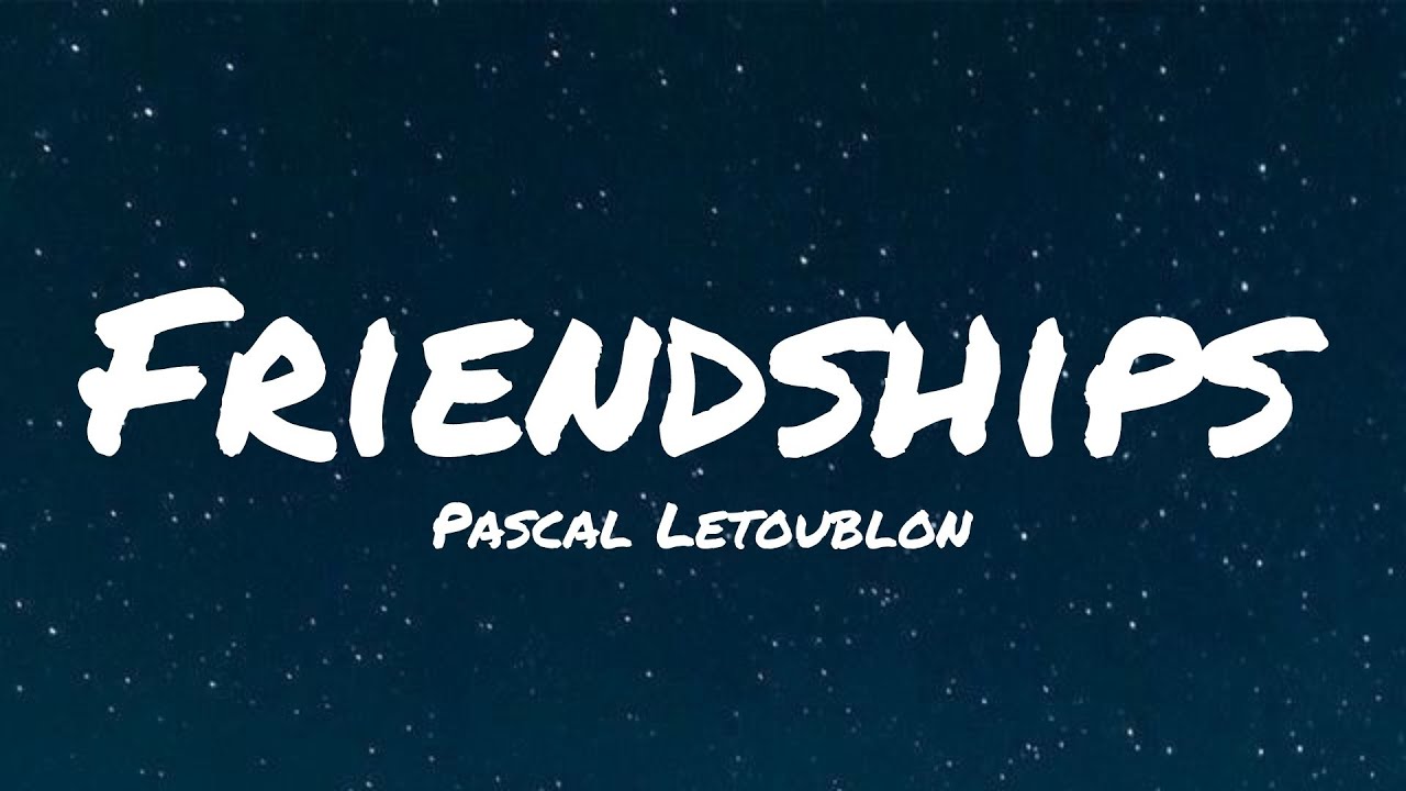 Pascal Letoublon Friendships Ноты. Pascal letoublon lost my