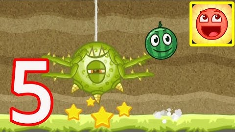 Red Ball 5 - Gameplay Walkthrough Part 5 - Level 49-62 (iOS, Android)