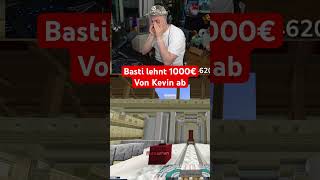 Basti lehnt 1000€ ab #papaplatte #bastighg #minecraft #lustig #clipsdetwich