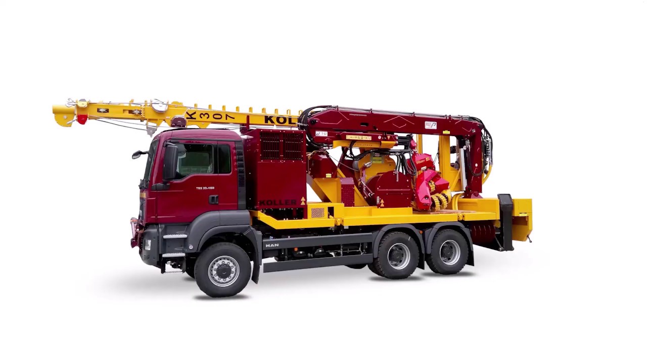 KOLLER K307GH câblemât pour débardage de bois YouTube