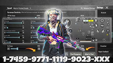 NEW UPDATE 4.1 CODE 🔥 PUBG MOBILE/BGMI SENSITIVITY SETTINGS 2025 | BEST SCOPE SENSITIVITY SETTING