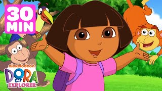 Dora's Rainforest Rescues & Adventures! 🦜 30 Minute Compilation | Dora the Explorer