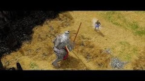 AgeOfMythology Ext Ed|FallOfTheTrident|EndScene|Arkantos defeat Living Poseidon Statue & Gargarensis