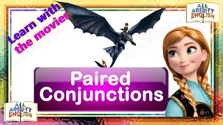 Animated English Lesson: Paired Conjunctions with Disney & Pixar Movies #conjunction #fyp #fanboys
