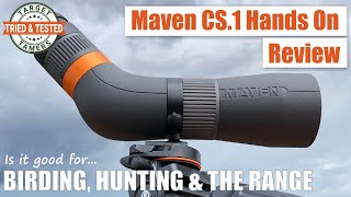 Maven Cs.1 Review Tested For The Range, Birding Wildlife Observation 15-45X65 Spotting Scope
