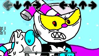 CRAZY Cuphead KILLS Mugman in Friday night Funkin be like - FNF