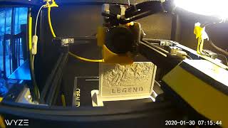 Lithophane Timelapse for Legend Lord Of Darkness