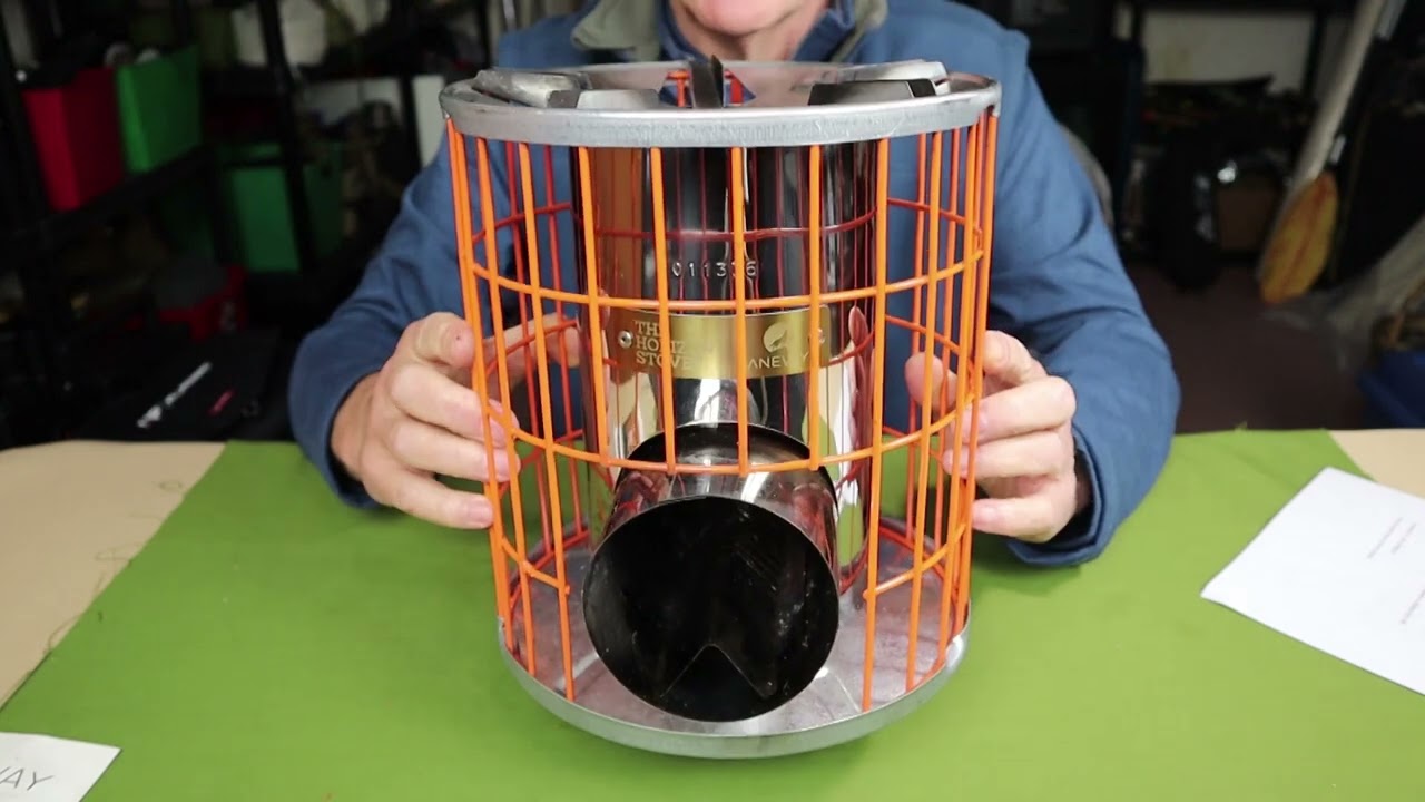 アウトドア用 ANAVEY The Horizon Rocket Stove Anevay Horizon Rocket Stove - YouTube