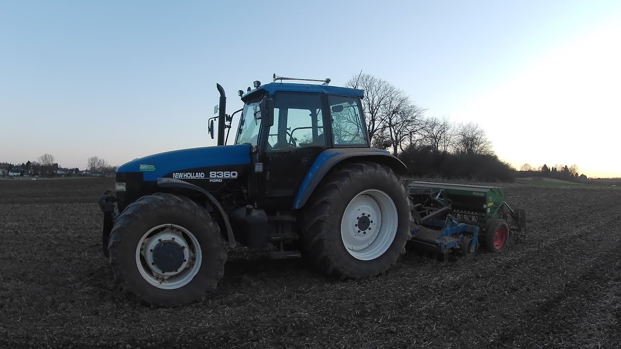 FarmVlog #9 Sommergerste Aussaat mit MF, New Holland, Frost und Hassia