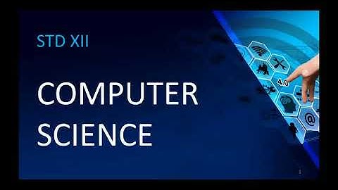 XII CS CH-11 DATABASE CONCEPTS (PART 1)