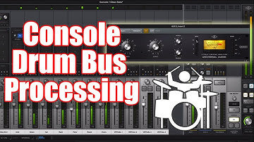 Using UAD Apollo Console to build a Drum Sub Mix Group with Buss Processing