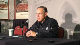 Mark Dantonio recaps Michigan State's loss to Indiana