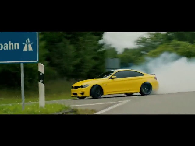 Jine mera dil Luteya   DJ   Remix with BMW M4 CS drifting.car race. class=