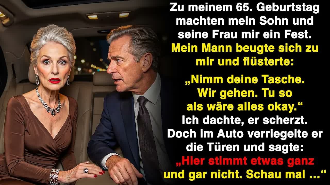 Bei der Party, die mein Sohn für mich machte, flüsterte mein Mann- „Mach dich bereit“, denn …