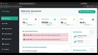 CLINIKA - PROACTIVE HEALTHCARE SYSTEM