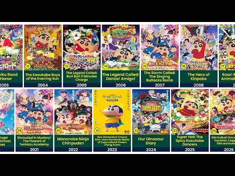 All Official Shinchan Movies (1993-2026) 🎬 | Complete Movie