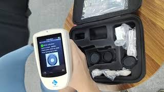 3nh Ts7700 High Accuracy Handheld Spectrophotometer Operation Video