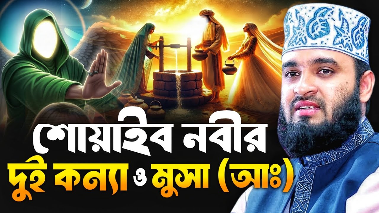 শোয়াইব নবীর দুই কন্যা ও মুসা (আঃ) | মিজানুর রহমান আজহারী | Mizanur Rahman Azhari, new waz, waz
