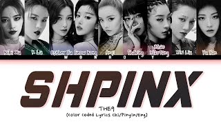 THE9 'SPHINX' [Color Coded Lyrics Chi/Pinyin/Eng]