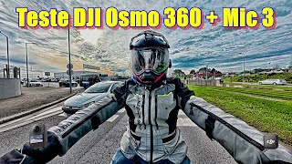 Estou irritado com o audio!! NOVO Teste DJI Osmo 360 + Mic 3