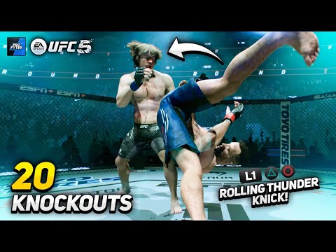 Ufc 5 | Top 20 Fatality Mode Knockouts Compilation 2