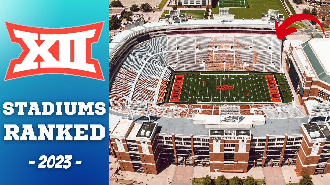 Big 12 Football Stadiums RANKED YouTube