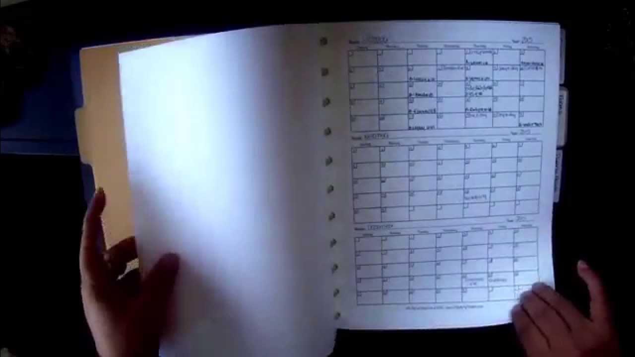 Staples ARC System Calendar Workbook YouTube