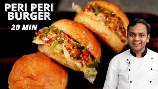 Peri Peri Burger - 20 Min Work From Home Recipe - CookingShooking screenshot 3