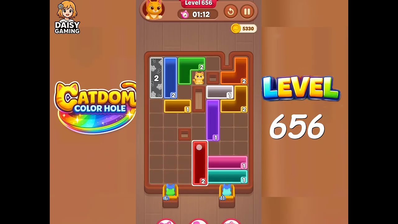 Catdom Color Hole Level 656 Walkthrough - YouTube