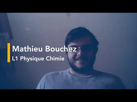Licence Physique Chimie : Mathieu Bouchez