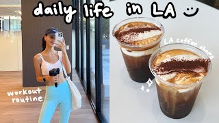 weekly vlog  my fitness journey, strength training, productive lifestyle, one month left in LA