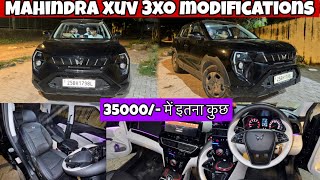 MAHINDRA XUV 3XO MX1 MODIFICATION WITH PRICE ✅||xuv 3xo base to top|| flat 70% discount on #mahindra
