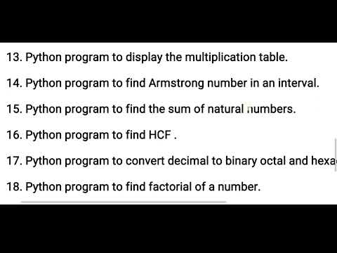 Python Practice Questions | Python Exercise | Python program list-1