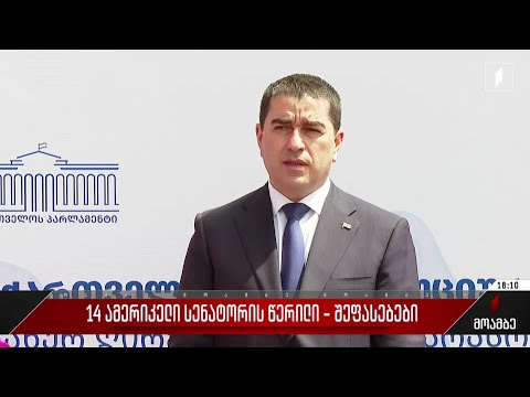 14 ამერიკელი სენატორის წერილი - შეფასებები პოლიტიკურ სპექტრში