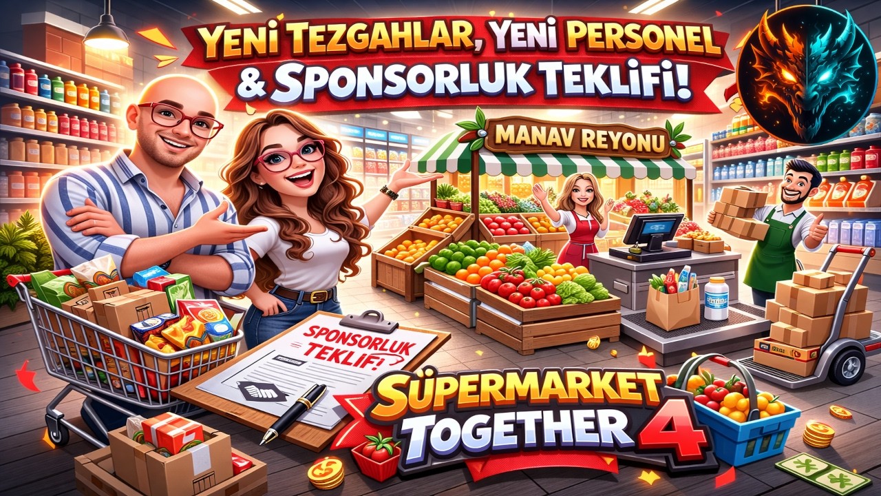 Yeni Tezgahlar, Yeni Personel & Sponsorluk Teklifi! | Süpermarket Together #4