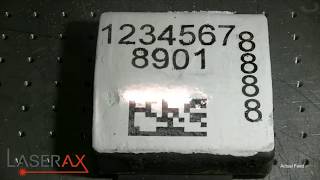 Laser Etching of a Steel Billet | Paint Removal | Laserax