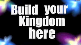 Video thumbnail of "Build Your Kingdom Here by Rend Collective Experiment Lyric Video"