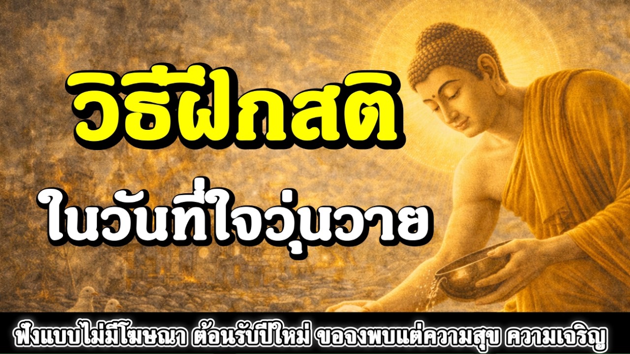 ธรรมะสอนใจ : Ep351 : วิธีฝึกสติในวันที่ใจวุ่นวาย