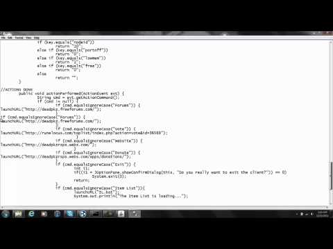 RSPS how to edit your client links