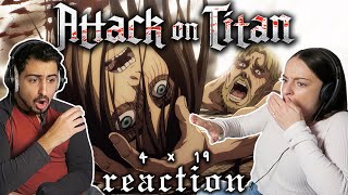 Attack on Titan 4x19 REACTION! | 